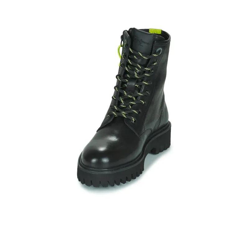 Pepe Jeans TRUCKER Ankle Boots 3.2cm Women's Black-10