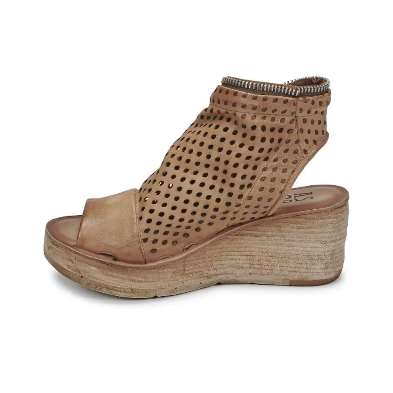 AirStep NOA ZIP Roman Sandals Women's Brown-8