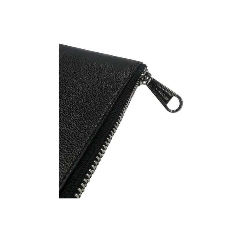 Burberry Embossed Leather Pouch Black-3