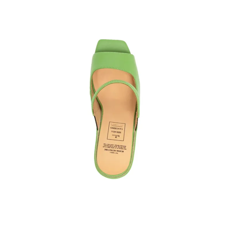 Maison MIHARA YASUHIRO Two-tone Open-toe Pumps-4