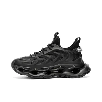 BOIGEMES Low Top Chunky Sneakers Men's Black