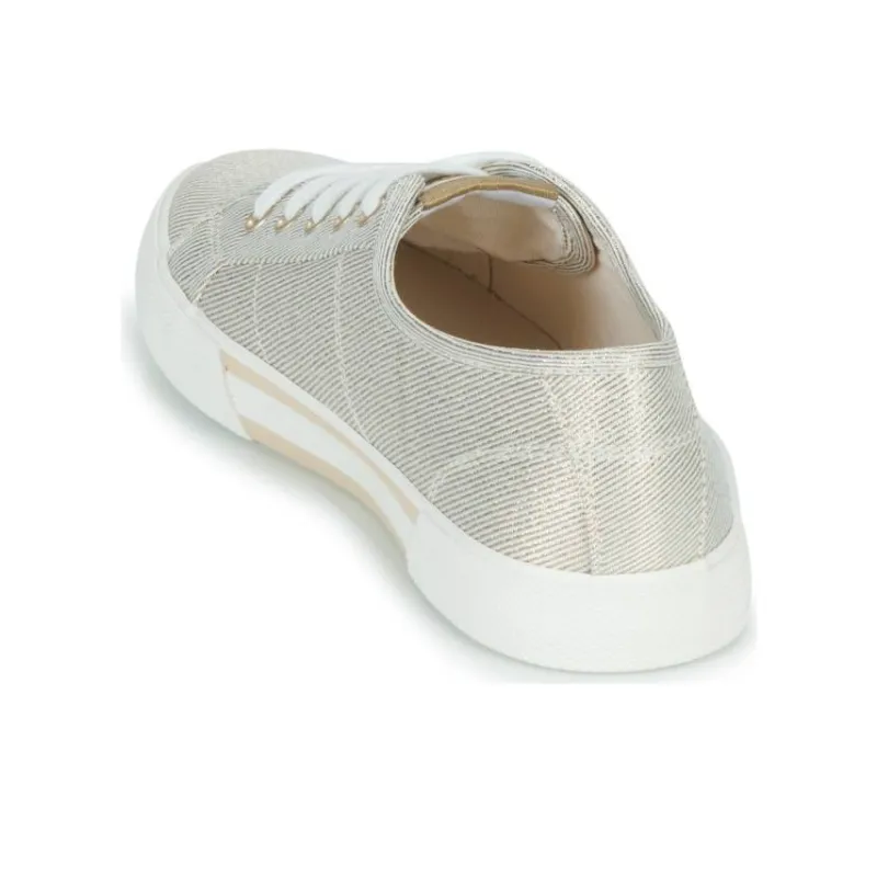 Pepe Jeans Metallic Effect Slip Resistant Low Top Skateboard Shoes Women's Light Umber-9