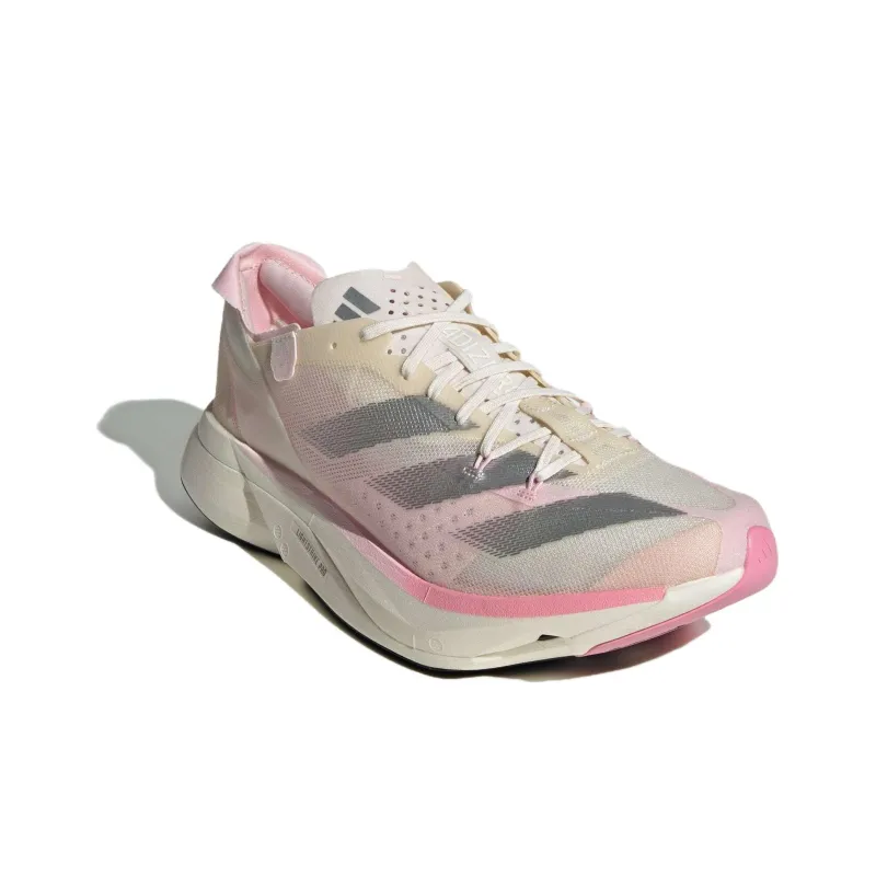 Adidas Adizero Adios Pro 3 Chalk White Silver Metallic Clear Pink-2