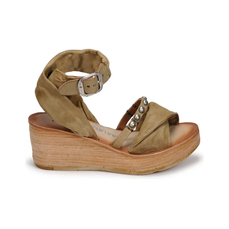 AirStep NOA STRAP II One Strap Sandals Women's Khaki-5
