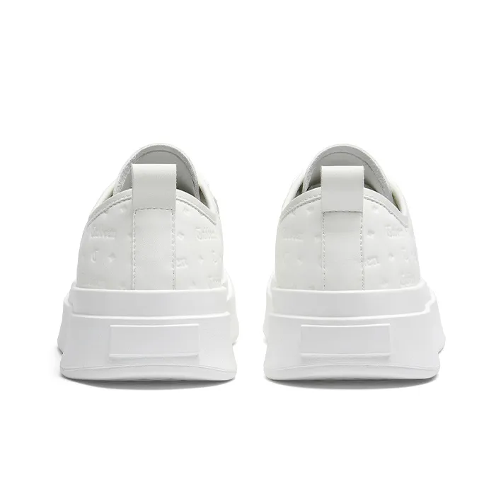 Cabbeen Preppy Big Head White Shoes Wear-Resistant Slip-Resistant Low-Top Skateboard Shoes Men's White-4