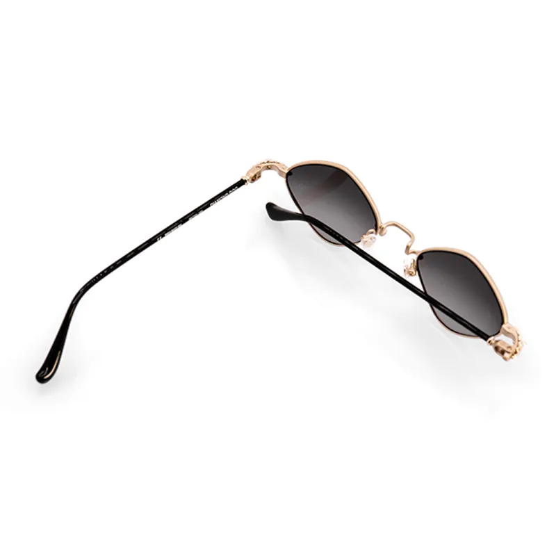 Chrome Hearts Irregular Shape Sunglasses Unisex Black-3