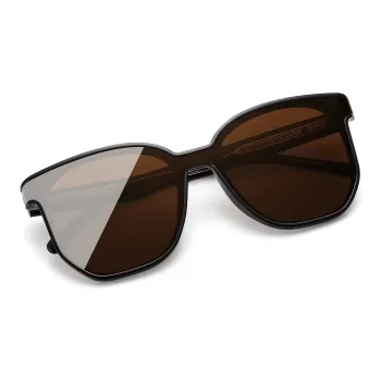 PULAIS TR/Memory Plastic Irregular Shape Sunglasses Unisex