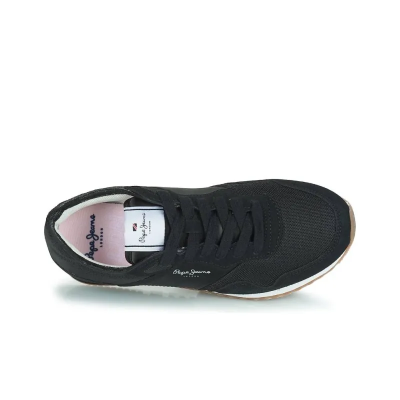 Pepe Jeans London Abrasion Resistant Low Top Casual Shoes Women's Black-10