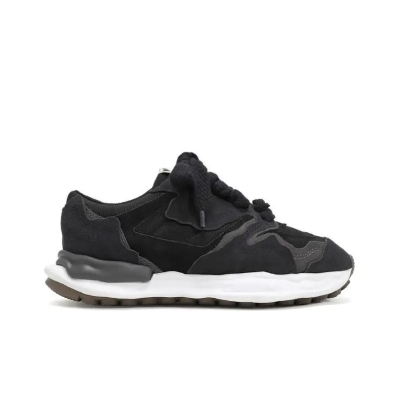 Maison MIHARA YASUHIRO Wayne Vintage Sole Leather High Black-1