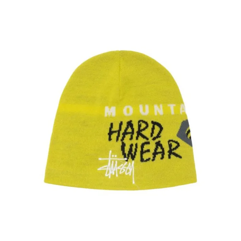 Stussy Milu Wool Beanies Unisex Yellow-0