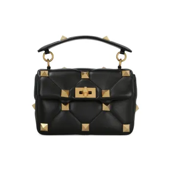 Valentino Garavani Roman Stud Quilted Shoulder Bag