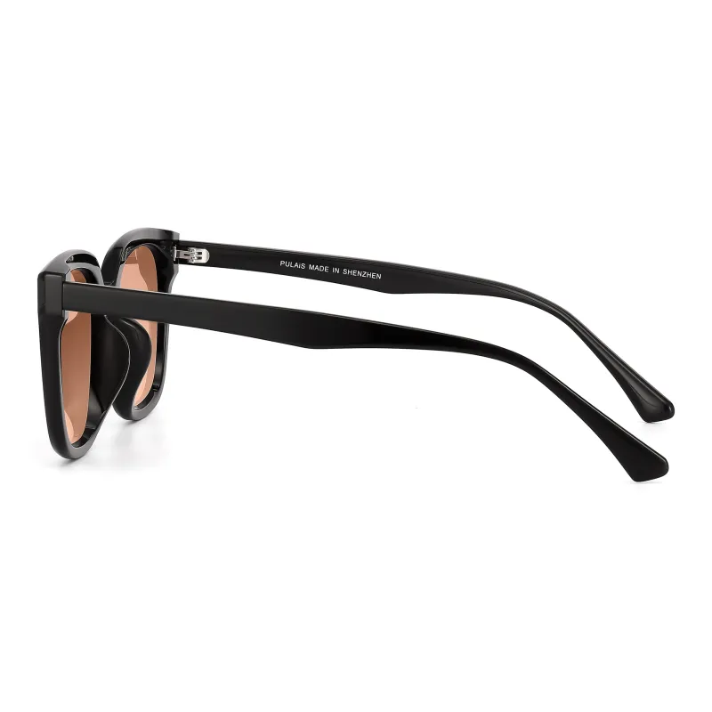PULAIS Plate Frame Square Sunglasses Unisex-2