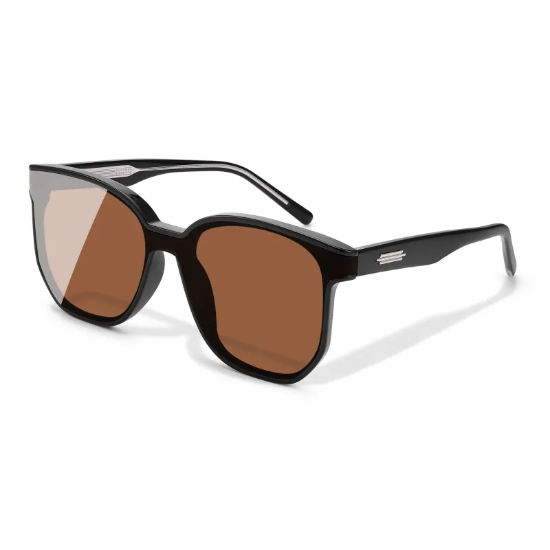 PULAIS TR/Memory Plastic Irregular Shape Sunglasses Unisex-1