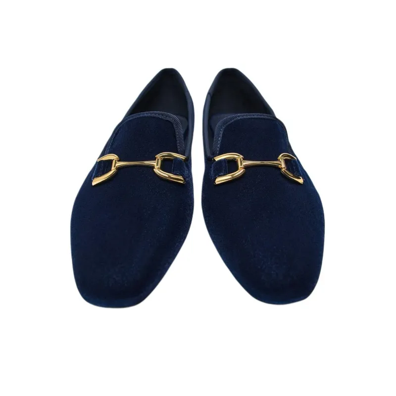 ZARA Loafers Women's Blue-3
