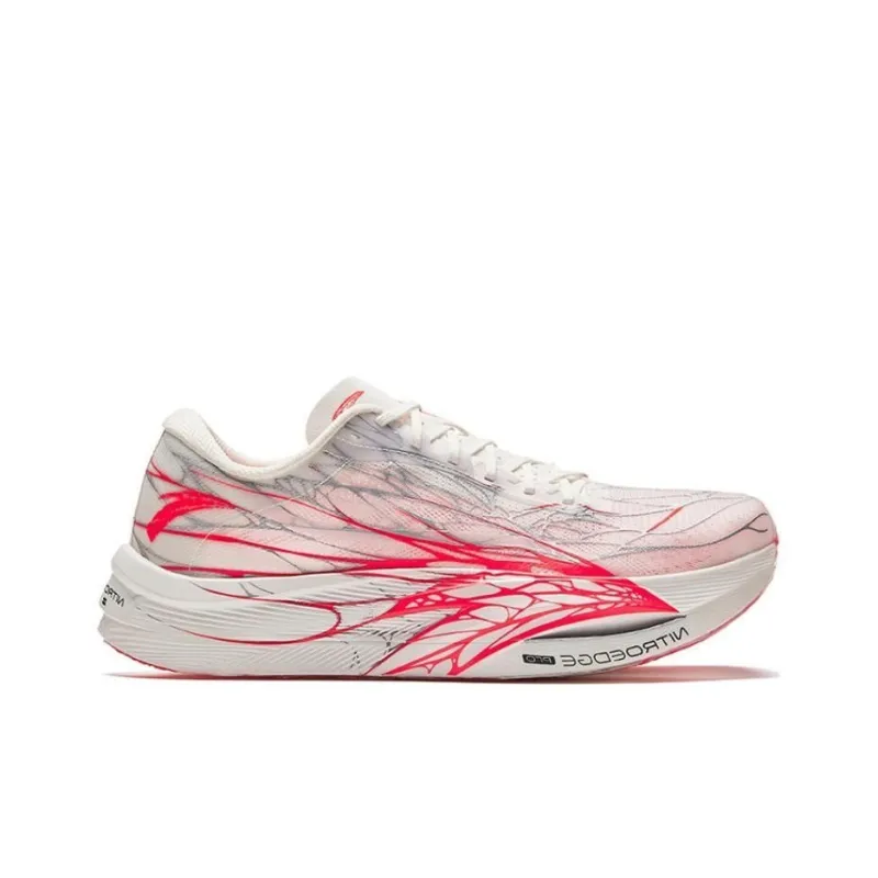 Anta C202 5 GT Cushioning Wear Resistant Low Top Running Shoes Men's White Red-1