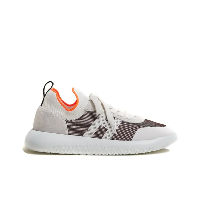 HERMES Crew Anti Slip Wear Resistant Low Top Casual Shoes Women's Gray White-1