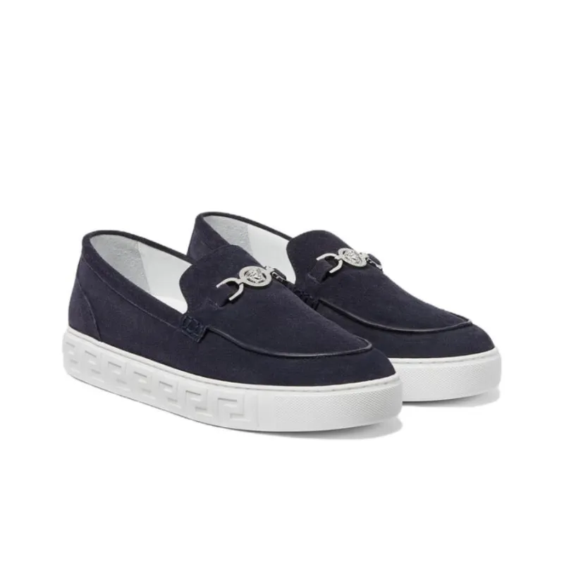 VERSACE Medusa '95 Versace Loafers Men's Blue-2