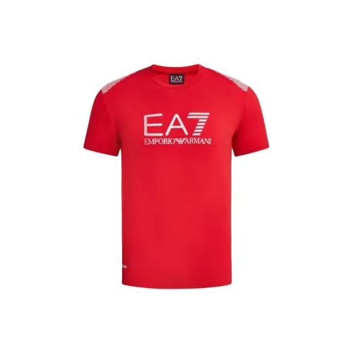 EMPORIO ARMANI EA7 T-Shirts Men Red