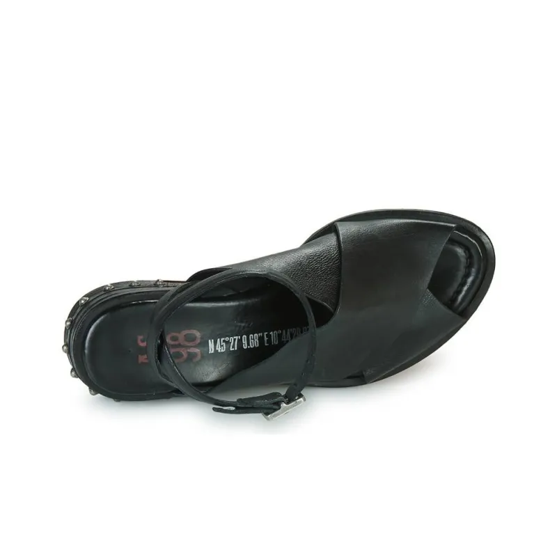 AirStep GEA One Strap Sandals Women's Black-4