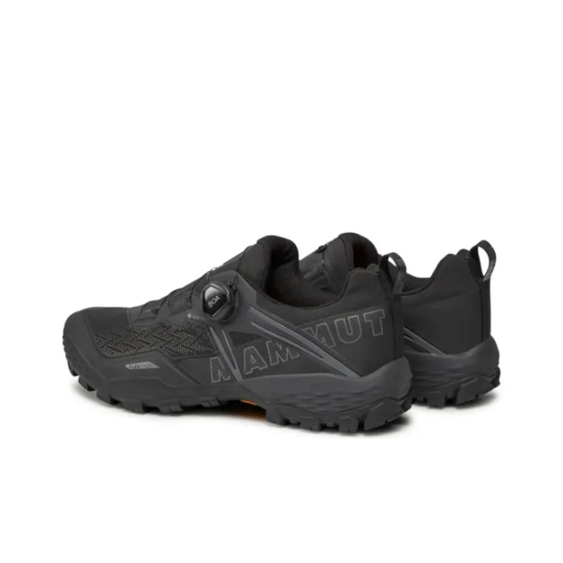 MAMMUT Ducan Boa Low Gt Cushioning, Wear Resistant Low Top Hiking Shoes Men's Black-3