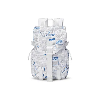 8atheist Polyester Portable Backpack Large Size Unisex Starry White