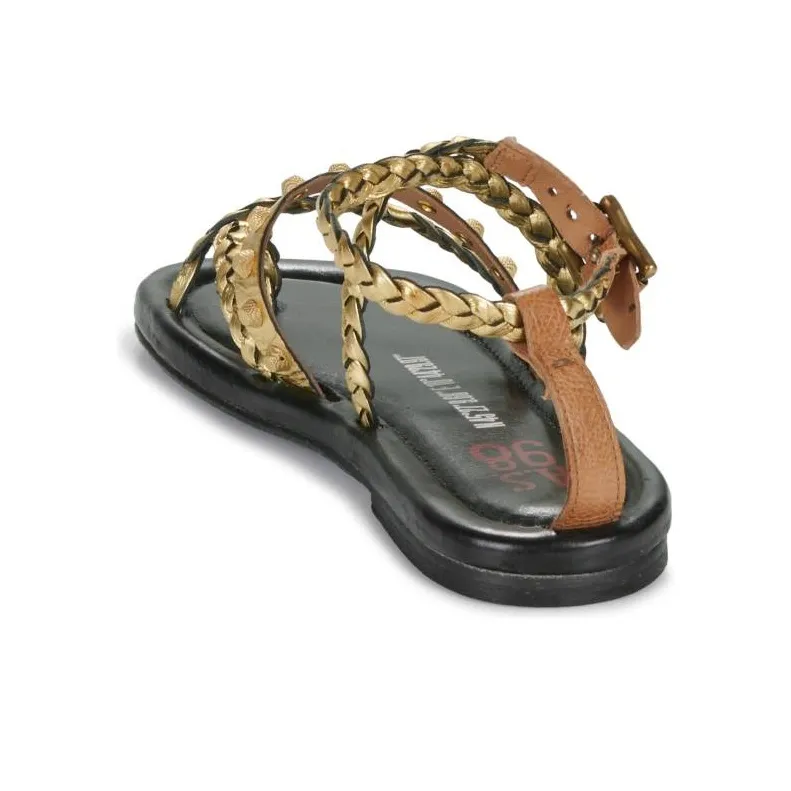 AirStep OTTONE Roman Sandals Women's Gold-6