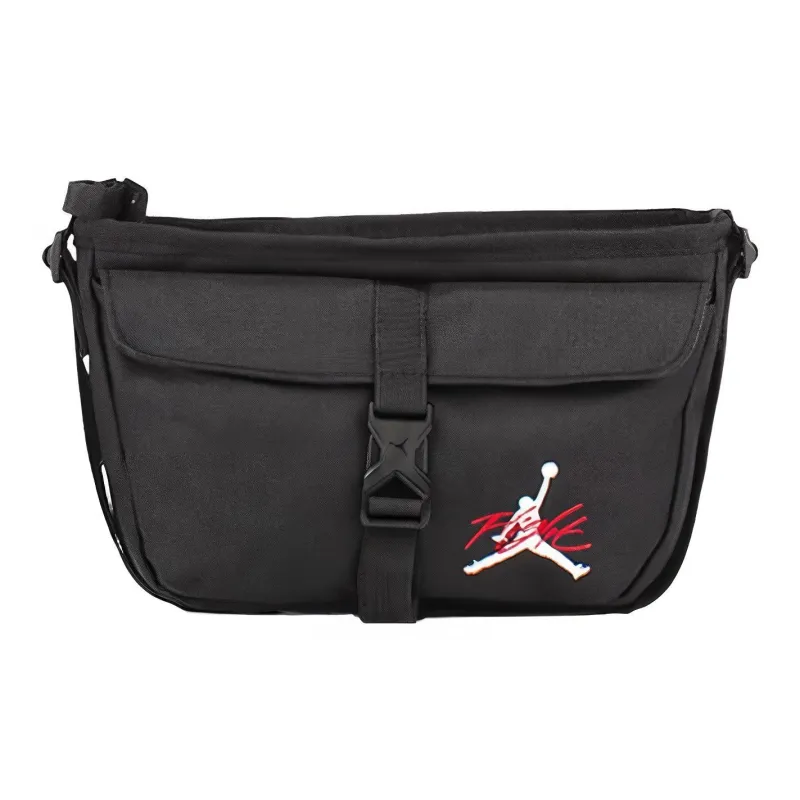 Jordan Polyester Shoulder Bag, Crossbody Bag Small Size Unisex Black-0
