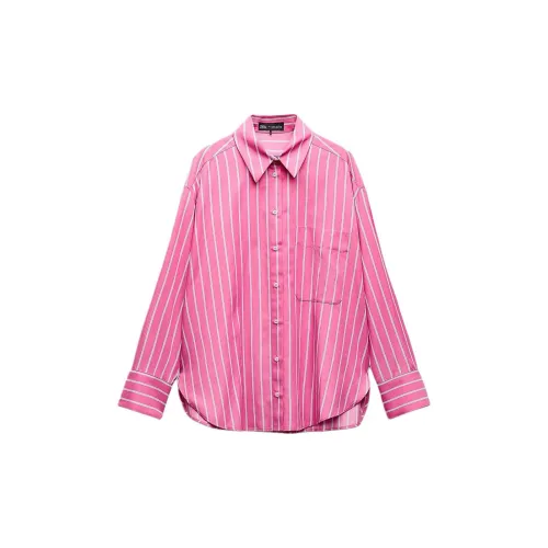 ZARA Shirts Women's Dark Fuchsia