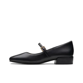 Clarks Chunky Heel Mary Jane Shoes Women's