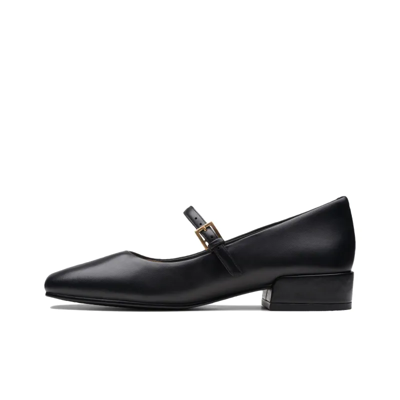 Clarks Chunky Heel Mary Jane Shoes Women's-0