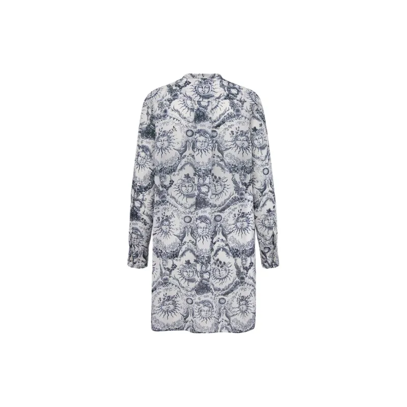DIOR Shirts Women's White Blue-1