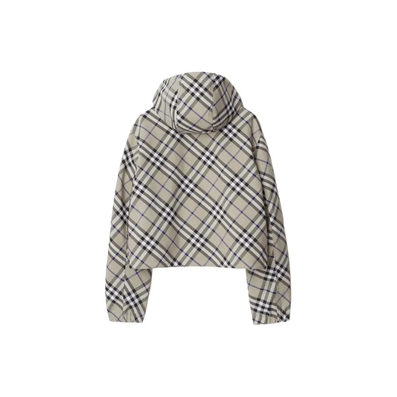 Burberry Reversible Cropped Check Jacket-1