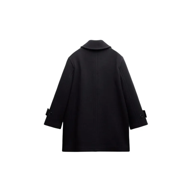 ZARA Coats Women's Blue-1