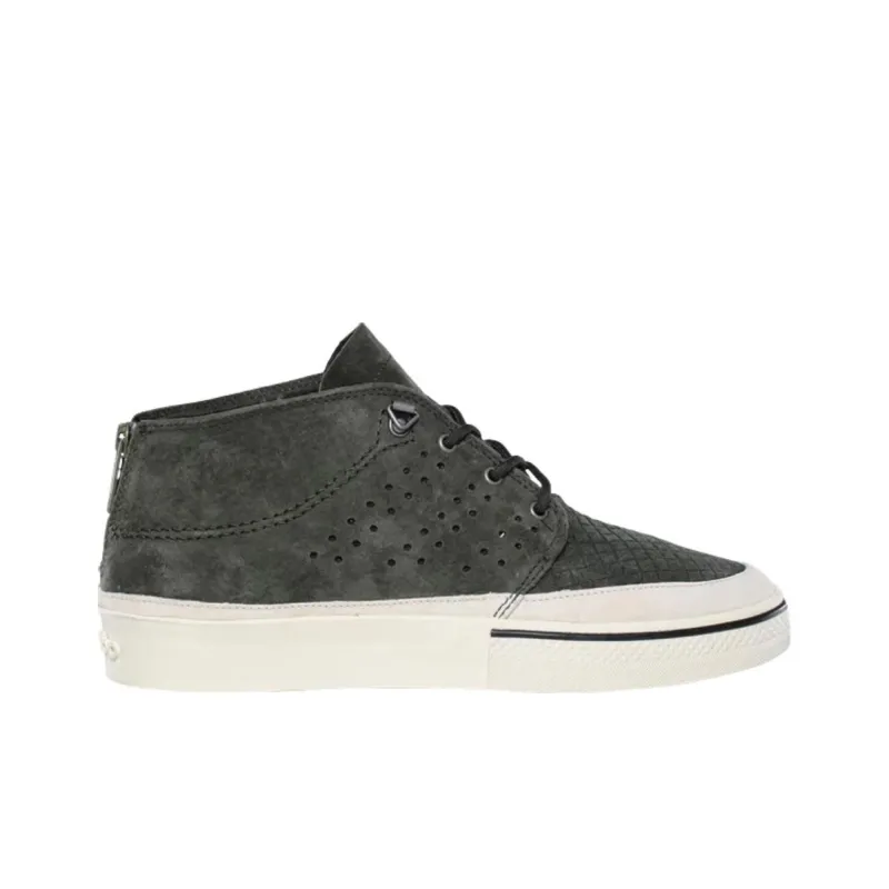Burton x Adidas Vulc Mid KZK Anti-Slip Wear-Resistant Mid-Top Skateboard Shoes Unisex Green-1