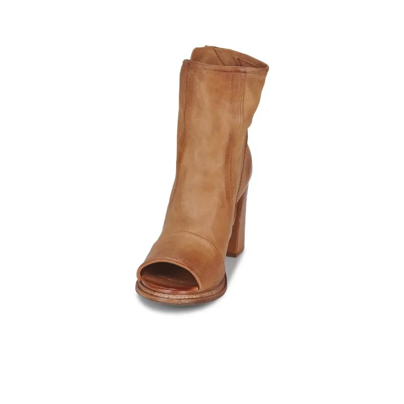 AirStep Basile Mid Ankle Boots 9cm Women's Brown-9