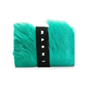 MARNI Textured Tri-fold Wallet