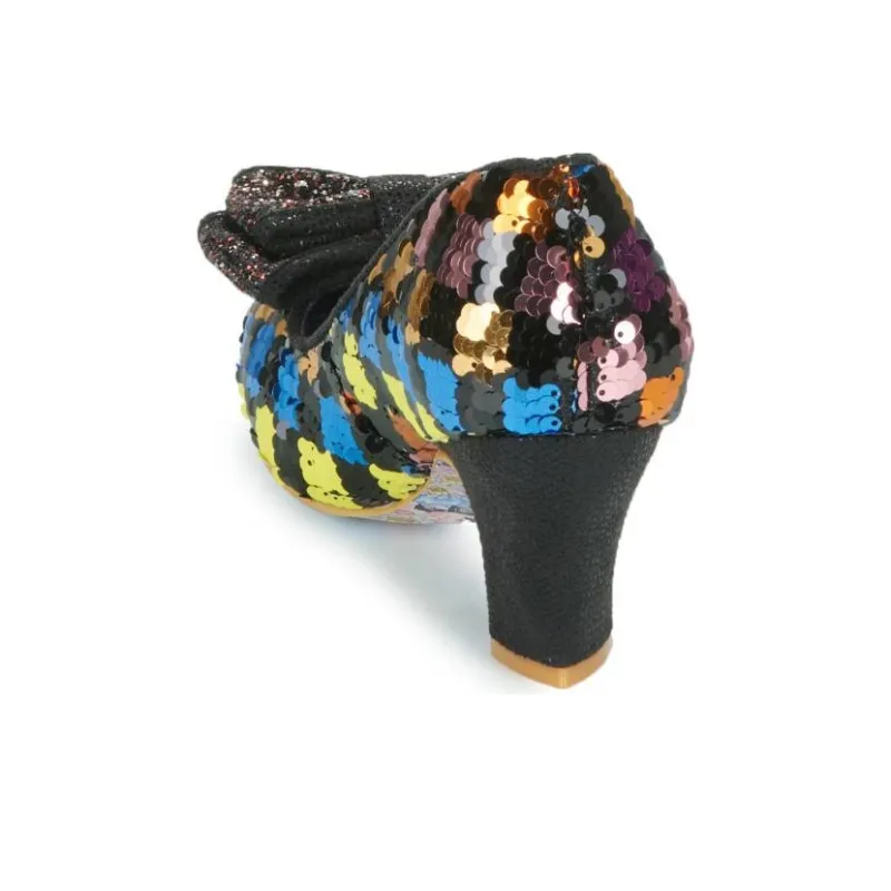 IRREGULAR CHOICE Ban Joe Cone Heel High Heels Women's Black-11