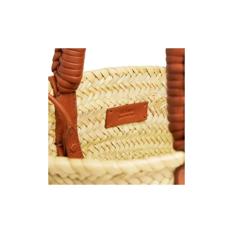 Alanui Small Icon Palm Leaf Tote Bag-6