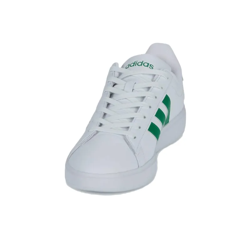 Adidas Neo GRAND COURT 2.0 Cushioning Wear Resistant Low Top Skateboard Shoes Men's White Green-2