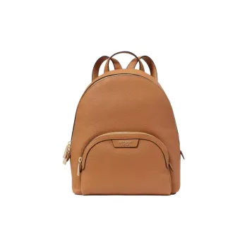 Kate Spade Hudson Leather Backpack Medium Size Women's Brown