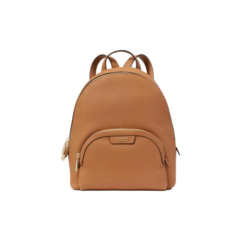 Kate Spade Hudson Leather Backpack Medium Size Women's Brown-0