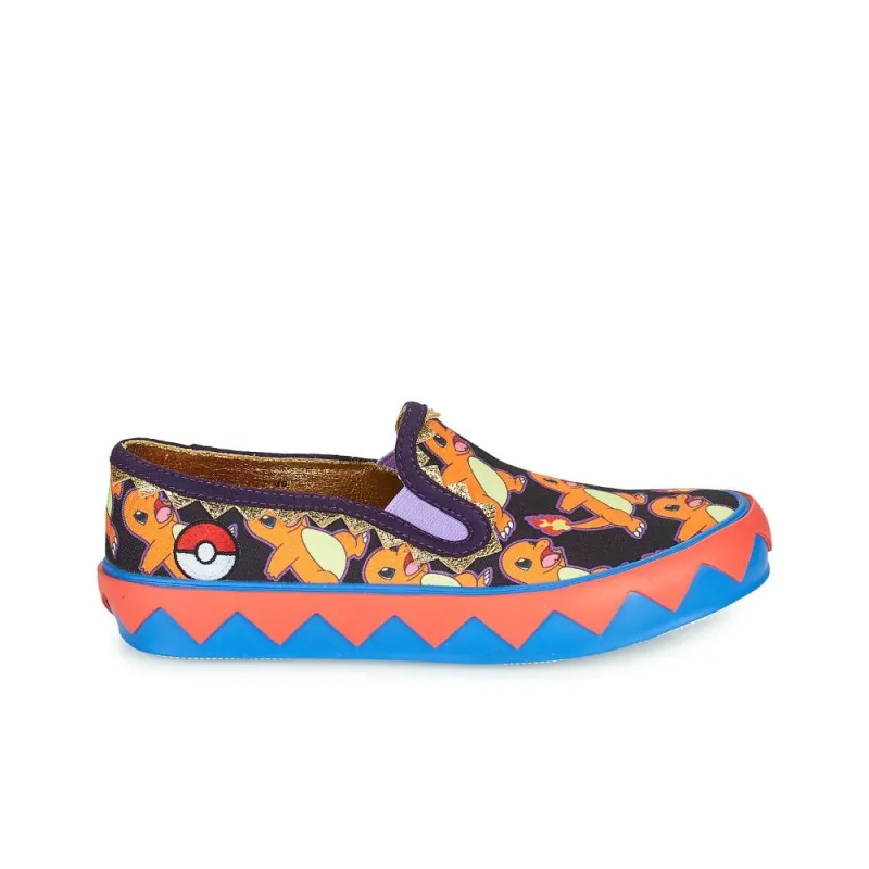 IRREGULAR CHOICE Low Top Casual Shoes Women's Orange Black-9