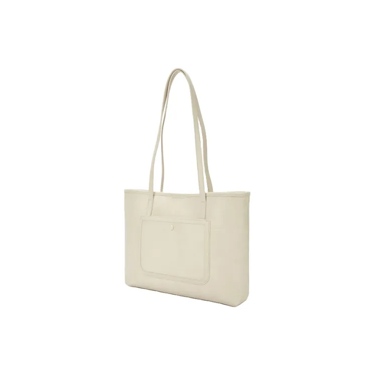 Hotwind Polyurethane Tote Bag Shopping Bag Shoulder Bags Regular Women's Brown/Beige/Beige Yellow-3