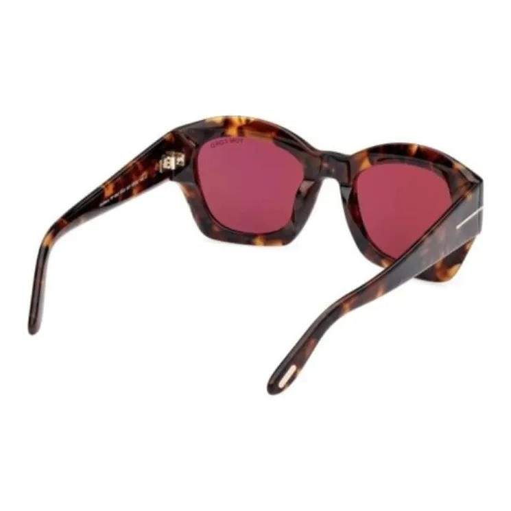 TOM FORD Guilliana Geometric Frame Sunglasses-4