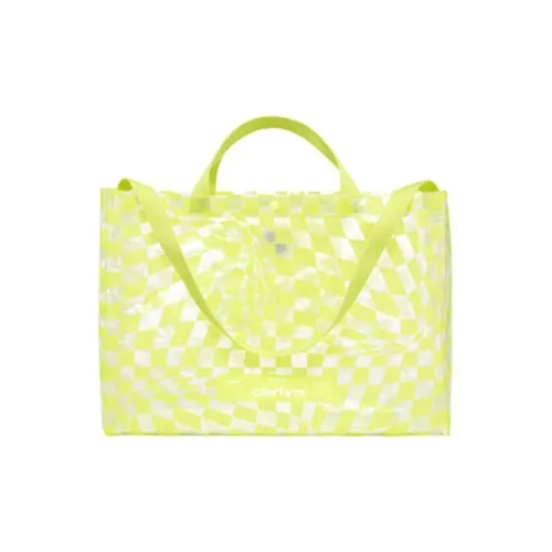 CARLYN Handbags Lime Gray Neon Light