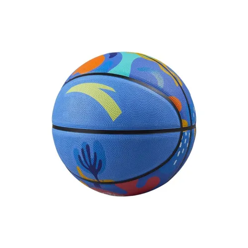 Anta Rubber Slip Resistant Wear Resistant Stable Blue Size 7 Ball Training Unisex