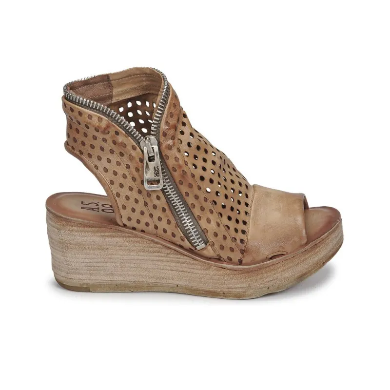 AirStep NOA ZIP Roman Sandals Women's Brown-6