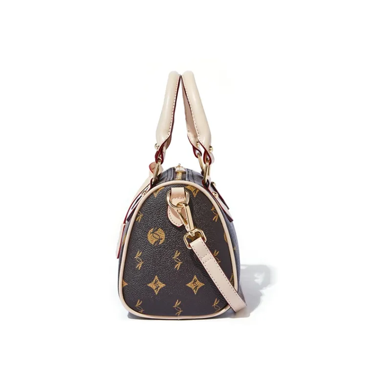 RED DRAGONFLY PVC Handbag, Shoulder Bag, Crossbody Bag Regular Women's Coffee/Dark Coffee/Light Coffee/Gold Brown/Pink-3