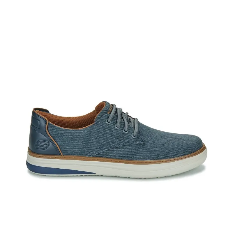 Skechers Hyland Ratner Abrasion Resistant Breathable Low Top Casual Shoes Men's Blue-1