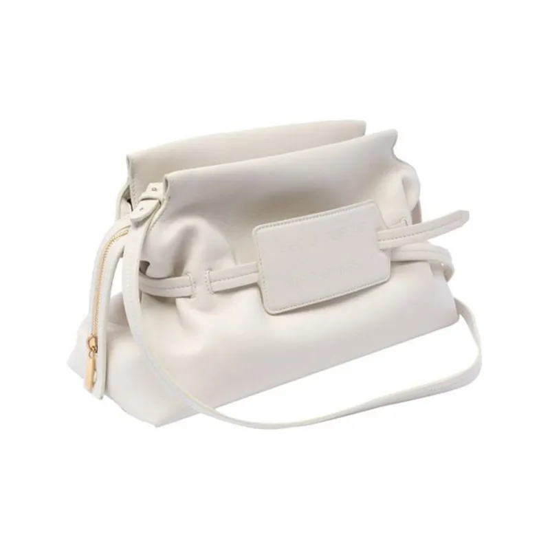 OFF WHITE Zip Tie Logo Patch Clutch Bag-1